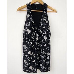 Torrid 5X Skulls Stars Racerback Tankini Swim Top Wireless Padded DD/F Punk Goth